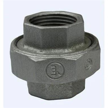 Czarne elementy przedłużające z żeliwa ciągliwego